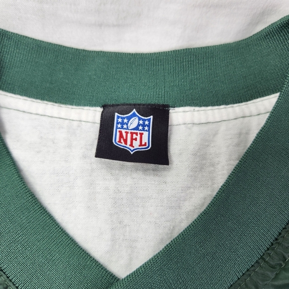 Green Bay Packers Green Windbreaker Jacket Mens XL Lined Pockets - Picture 5 of 11